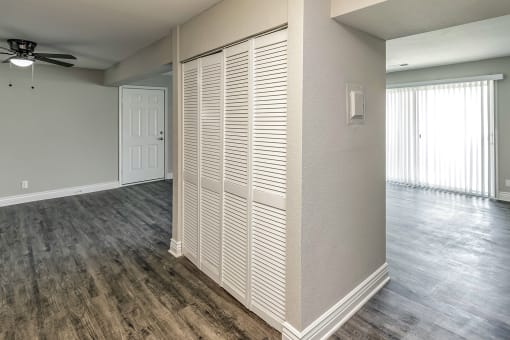 Beautiful newly-renovated one, two and three bedroom apartment townhomes with high-end finishes at Highpoint Apartments in Omaha, NE