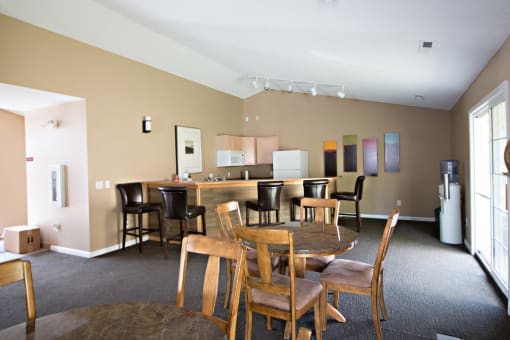 Community Clubhouse at CopperCreek Apartments in Council Bluffs, IA