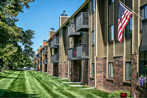 Property exterior at Maple View Apartments, Omaha, NE