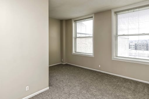 Studio, one and two bedroom apartment homes at Orpheum Tower Apartments in Omaha, NE