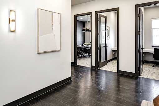 Private work stations at 148 Place Apartments in Omaha, NE