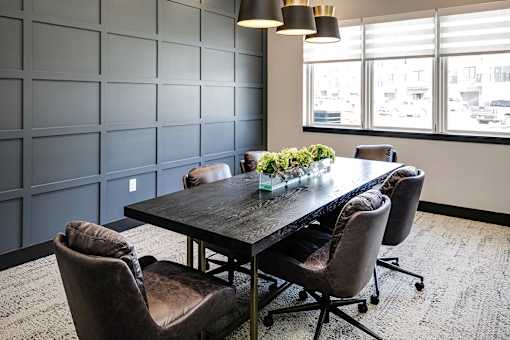 Conference room at 148 Place Apartments in Omaha, NE