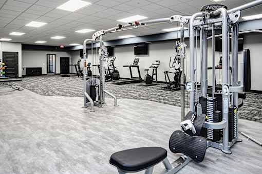 Fitness center at 148 Place Apartments in Omaha, NE