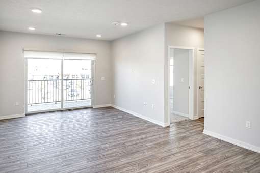 One, two and three-bedroom floor plans featuring two interior design schemes, quartz countertops, tile backsplash, stainless steel appliances, backlit mirrors, high-end finishes and more at 148 Place Apartments in Omaha, NE