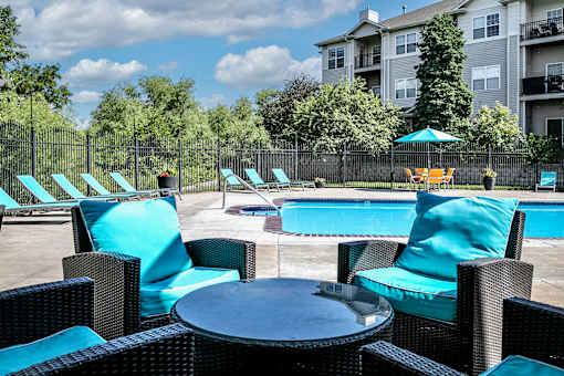 Relaxing Pool at Autumn Grove Apartments, Omaha, 68135