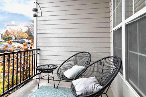 Balcony at Autumn Grove Apartments, Nebraska