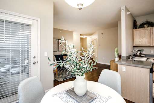 Dining room at Autumn Grove Apartments, Omaha, Nebraska
