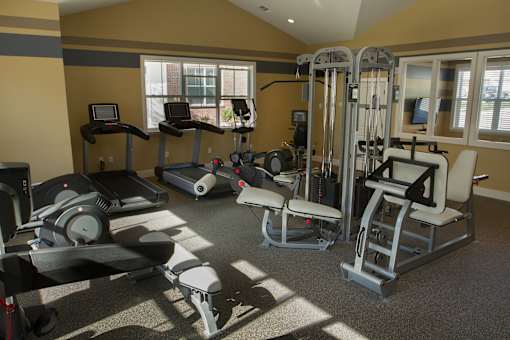 Fitness Center at Aventine Wilderness Hills in Lincoln, NE