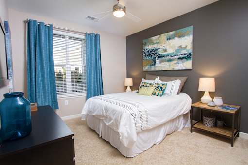 One, two, and three-bedroom apartments featuring spacious floor plans, full-sized washer and dryer, gourmet kitchens, LVP flooring and more at Aventine Wilderness Hills in Lincoln, NE