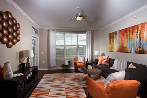 One, two, and three-bedroom apartments featuring spacious floor plans, full-sized washer and dryer, gourmet kitchens, LVP flooring and more at Aventine Wilderness Hills in Lincoln, NE
