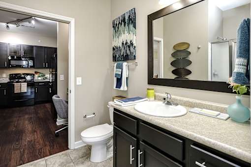 Bathroom at Aventine Wilderness Hills in Lincoln, NE