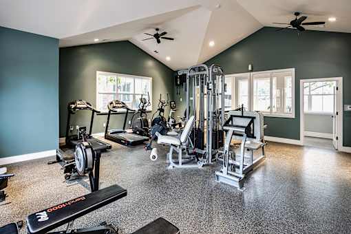 Fitness Center at Aventine Wilderness Hills in Lincoln, NE
