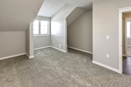 Bedroom at Deerfield Apartments and Chateaus in Fremont, NE