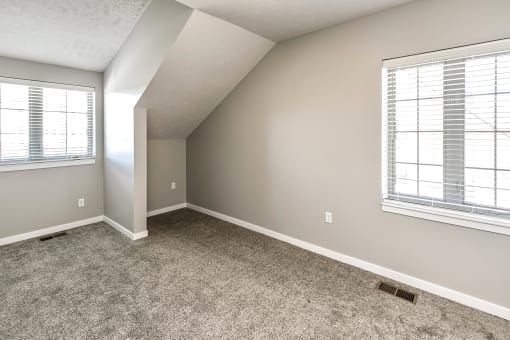 Bedroom at Deerfield Apartments and Chateaus in Fremont, NE