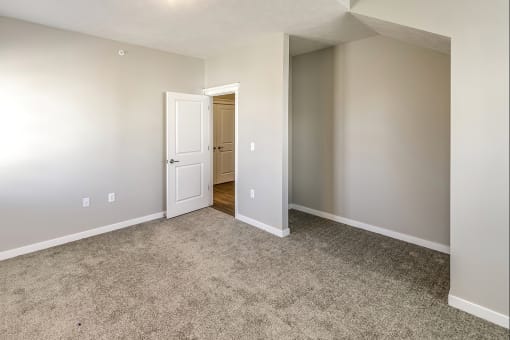 Bedroom at Deerfield Apartments and Chateaus in Fremont, NE