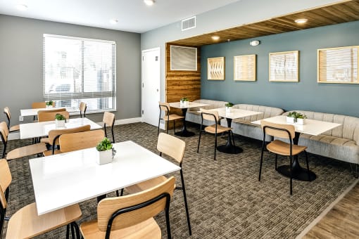 Community clubhouse at Echo Park Apartments in Omaha, NE