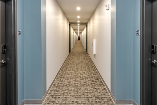 Property Hallway t Echo Park Apartments in Omaha, NE