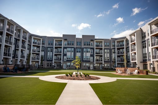 State-of-the-art exterior property amenities including resort-style pool, bocce ball court, pickleball court and much more at Fireside at Waukee, in Waukee, IA