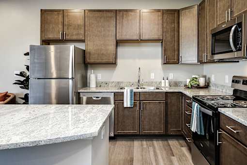 Studio, One Bedroom, and Two Bedroom Apartments with Exceptional Amenities at The Flats at 5th in Columbus, NE