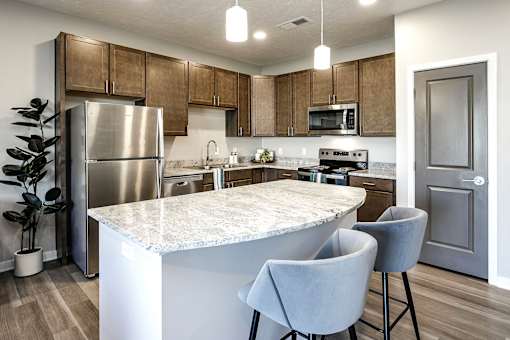 Studio, One Bedroom, and Two Bedroom Apartments with Exceptional Amenities at The Flats at 5th in Columbus, NE
