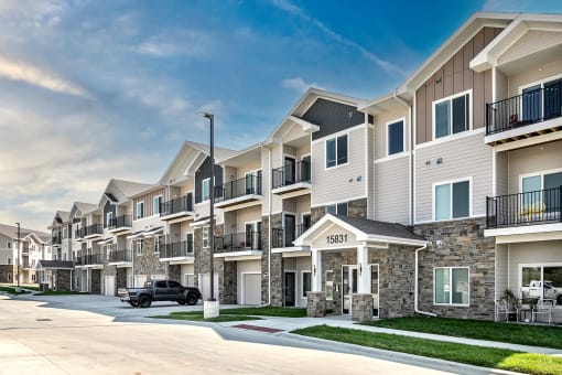 Exterior at Hanover Flats in Bennington, NE