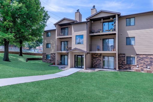 One and two bedroom apartment homes at Oakwood Trail Apartments located in Omaha, NE