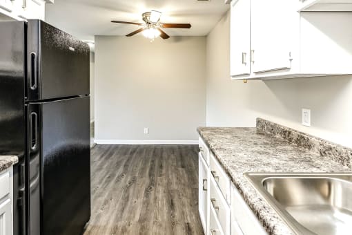Remodeled one and two bedroom apartments at Oakwood Trail Apartments in Omaha, NE