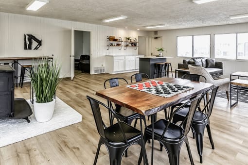 Community Clubhouse at Old Mill Apartments in Omaha, NE