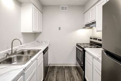 Renovated apartment homes at Old Mill in Omaha, NE