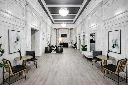 Commons Office at Orpheum Tower Apartments in Omaha, NE