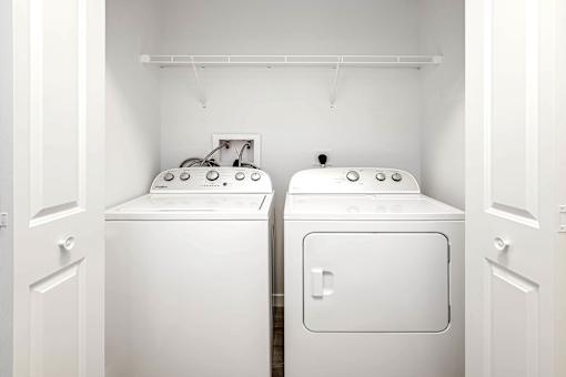 In-home washer and dryer at Logan Creek Apartments in Wakefield, NE