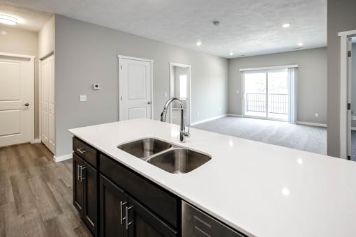 Brand new one, two and three bedroom apartment homes, featuring stainless steel appliances, vinyl plank flooring, carpeting, and more at Prairie Park Apartments in Wayne, NE