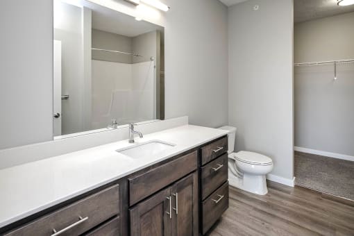 Brand new one, two and three bedroom apartment homes, featuring stainless steel appliances, vinyl plank flooring, carpeting, and more at Prairie Park Apartments in Wayne, NE