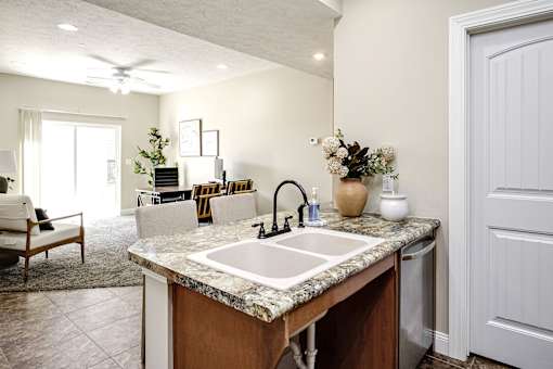 One and two bedroom apartments with stainless steel appliances at Residences at Oak Pointe in Grand Island, NE