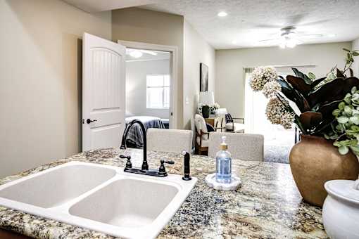 One and two bedroom apartments with stainless steel appliances at Residences at Oak Pointe in Grand Island, NE