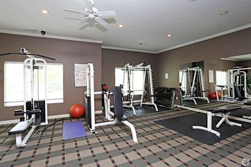 Fitness Center at Standing Bear Apartments in Omaha, NE