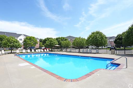 Swimming Pool at Standing Bear Apartments in Omaha, NE