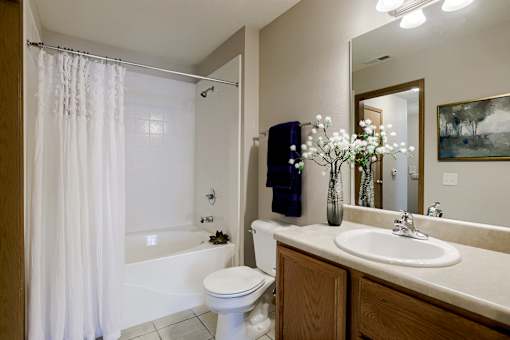 One and two-bedroom apartment homes featuring efficient appliances, patios and balconies, vaulted ceilings and more at Standing Bear Apartments in Omaha, NE