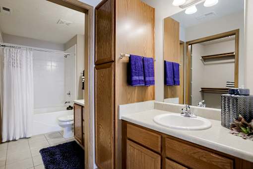 One and two-bedroom apartment homes featuring efficient appliances, patios and balconies, vaulted ceilings and more at Standing Bear Apartments in Omaha, NE