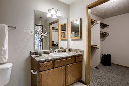 One and two-bedroom apartment homes featuring efficient appliances, patios and balconies, vaulted ceilings and more at Standing Bear Apartments in Omaha, NE
