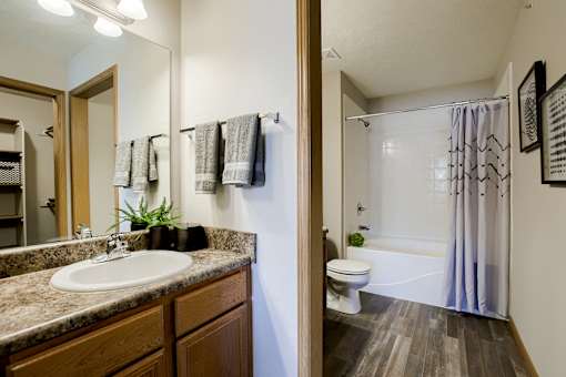 One and two-bedroom apartment homes featuring efficient appliances, patios and balconies, vaulted ceilings and more at Standing Bear Apartments in Omaha, NE
