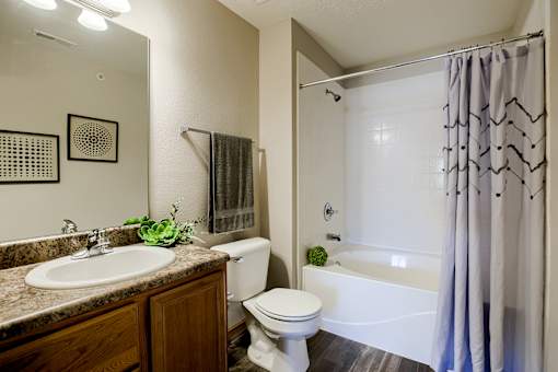 One and two-bedroom apartment homes featuring efficient appliances, patios and balconies, vaulted ceilings and more at Standing Bear Apartments in Omaha, NE