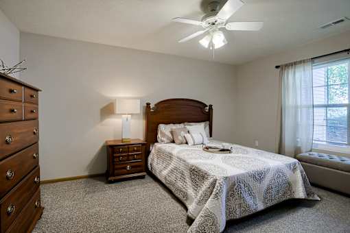 One and two-bedroom apartment homes featuring efficient appliances, patios and balconies, vaulted ceilings and more at Standing Bear Apartments in Omaha, NE