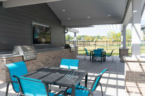 Grilling Station at Sterling Prairie Trail North in Ankeny, IA