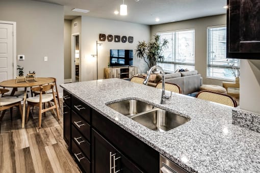 Kitchen at Sterling Prairie Trail North in Ankeny, IA