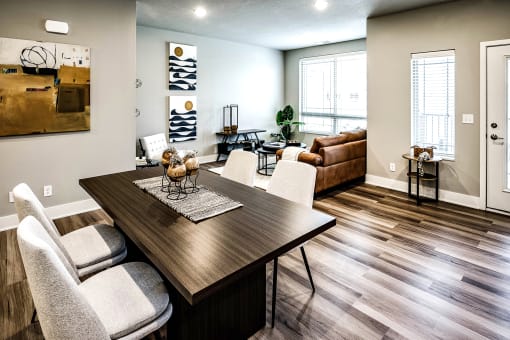 Living Room at Sterling Prairie Trail North in Ankeny, IA