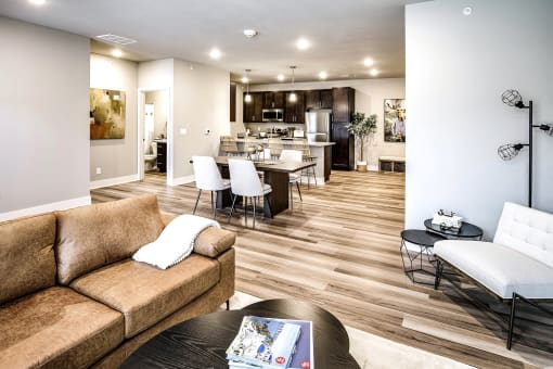 Living Room at Sterling Prairie Trail North in Ankeny, IA
