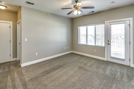 Spacious Living Room with Entry way at Tamarin Ridge in Lincoln, NE