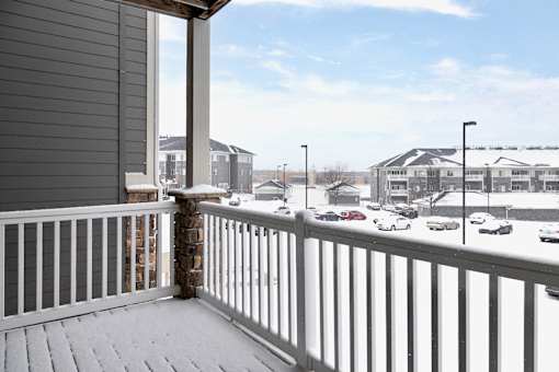 Balcony at Tamarin Ridge in Lincoln, NE