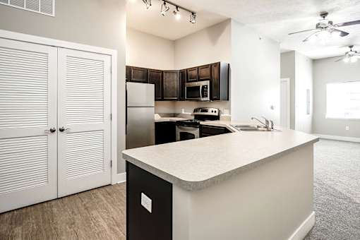 Studio Kitchen at Tamarin Ridge in Lincoln, NE